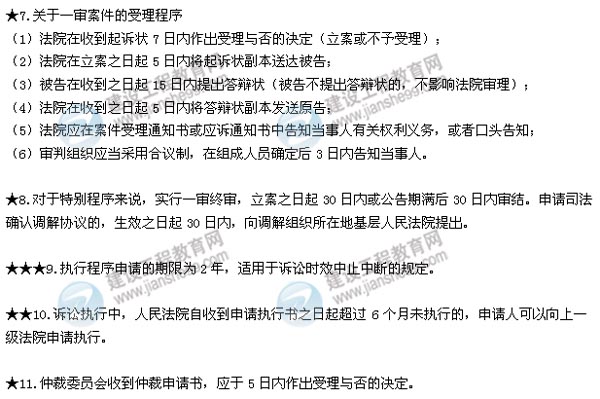 2015二建法規數字考點(diǎn)第八章：解決建設工程糾紛的法律制度