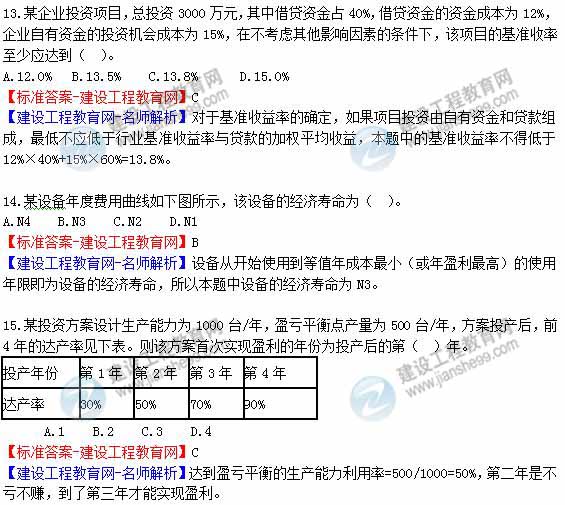 2012年造價(jià)工程師《理論與法規》試題及詳細答案解析（2）