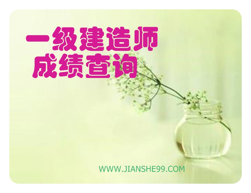 15一級建造師成績(jì)查詢(xún)		