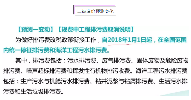 二級造價(jià)預測變化 