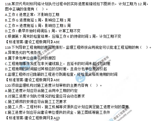 2019監(jiān)理工程師《建設(shè)工程質(zhì)量、投資、進(jìn)度控制》試題及答案