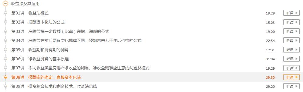 收益法及其運(yùn)用