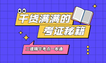 二級建造師精華考點(diǎn)一本通 (1)